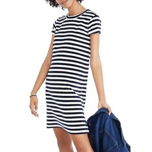 Madewell stripe T-shirt dress